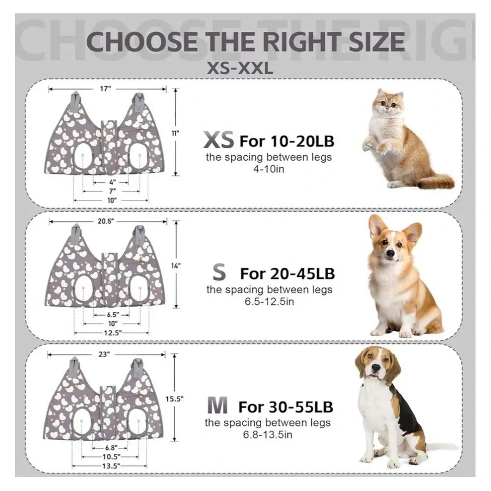 Pet Grooming Hammock Sling for Cats - Gray - New